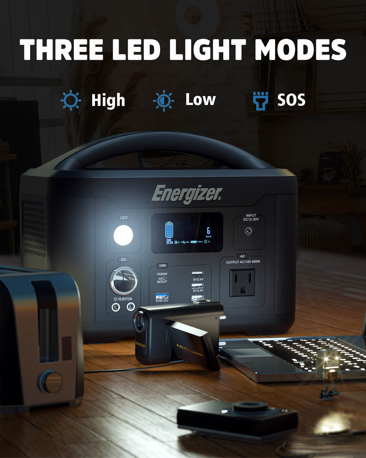 US Solar power supply 700 (Energizer PPS700 + PWS110 110W)