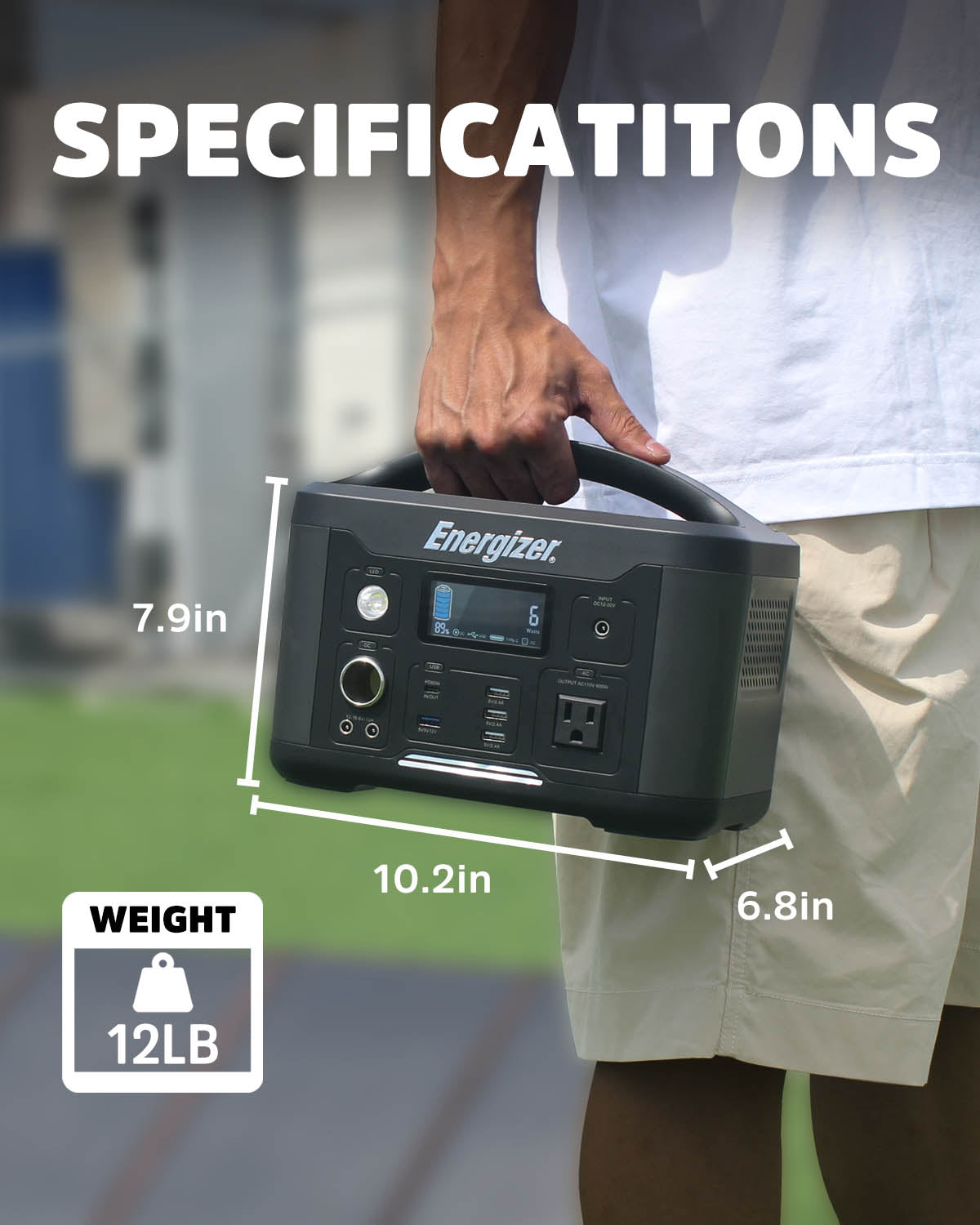 US Solar power supply 700 (Energizer PPS700 + PWS110 110W)